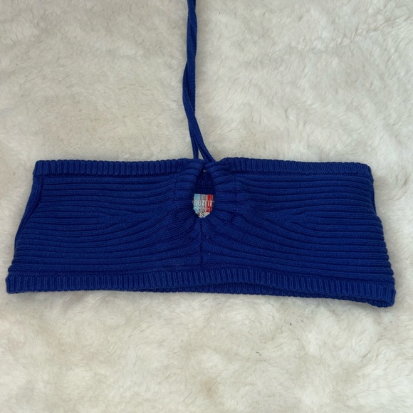 UO Crossroads ribbed halter top - Picture 2 of 4